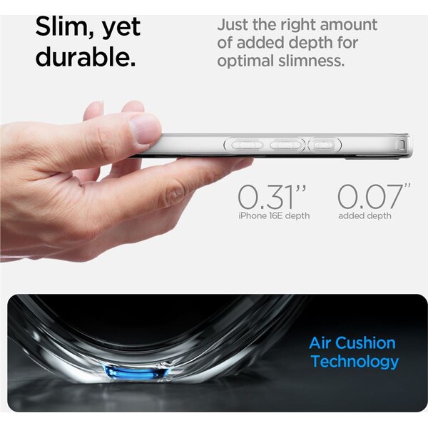 Spigen-Crystal-Flex-MagSafe-kryt-iPhone-17e-16e-bily