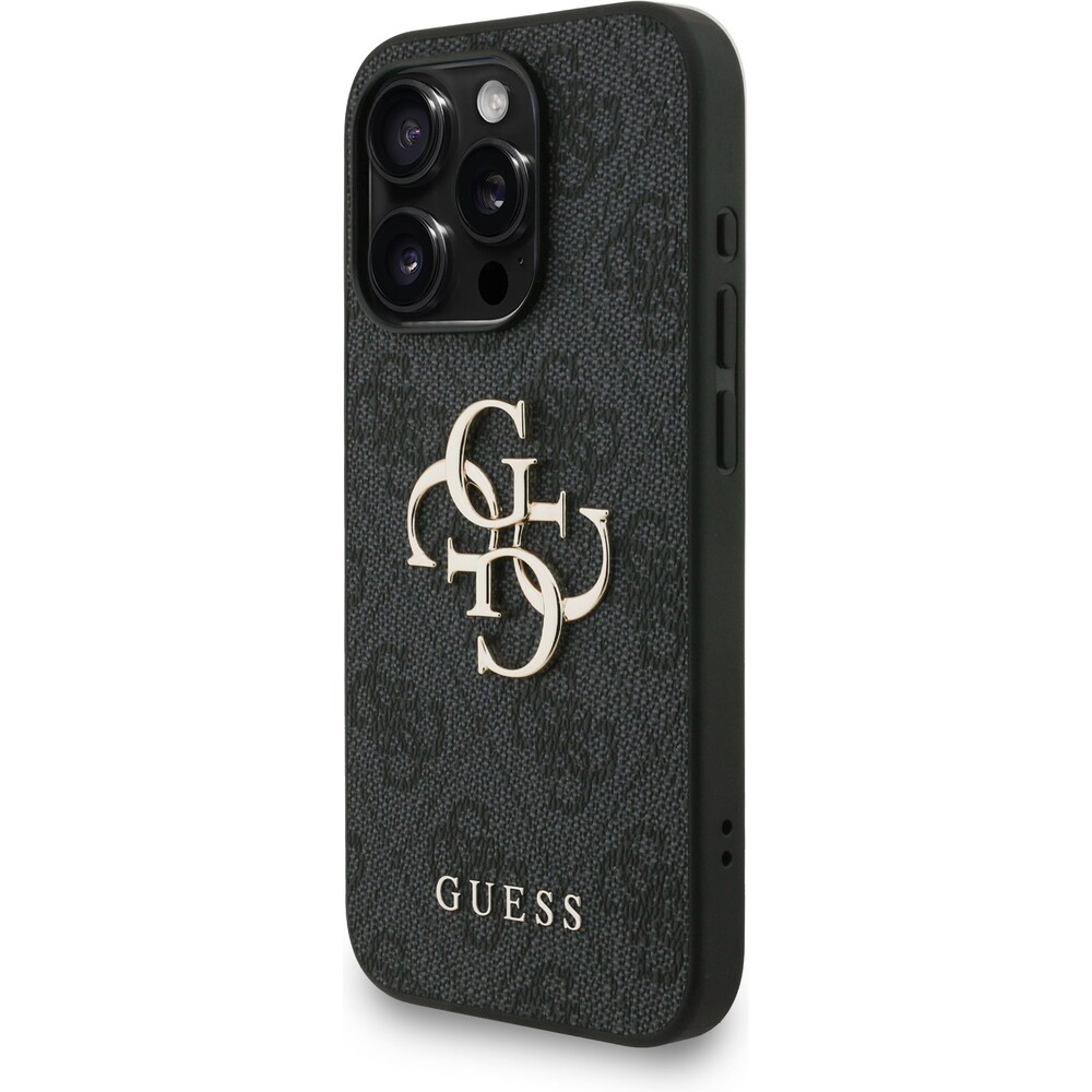 Guess-PU-4G-Metal-Logo-Strap-kryt-iPhone-15-Pro-Max-cerny