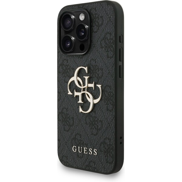 Guess-PU-4G-Metal-Logo-Strap-kryt-iPhone-15-Pro-Max-cerny
