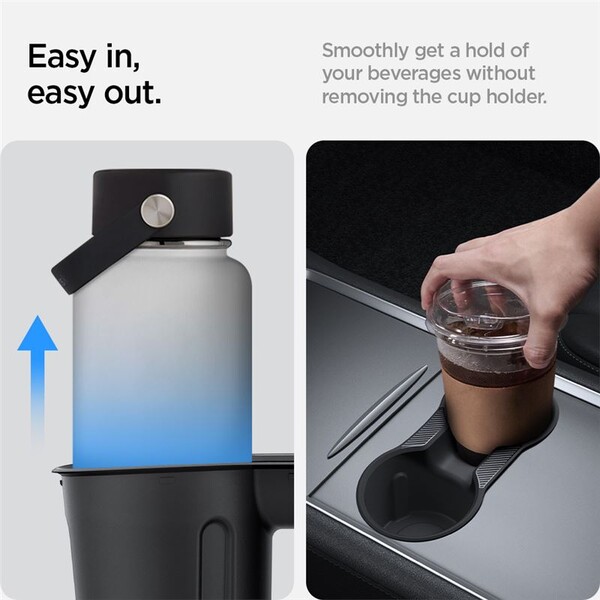 Spigen-Center-Console-Cup-Holder-Insert-Relaxed-Grip-vlozky-do-drzaku-napoju-Tesla-Model-Y-3