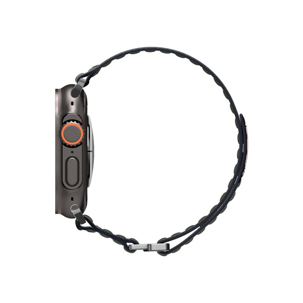 Spigen-Fabric-Band-reminek-hook-and-loop-Apple-Watch-49-46-45-44mm-zeleny