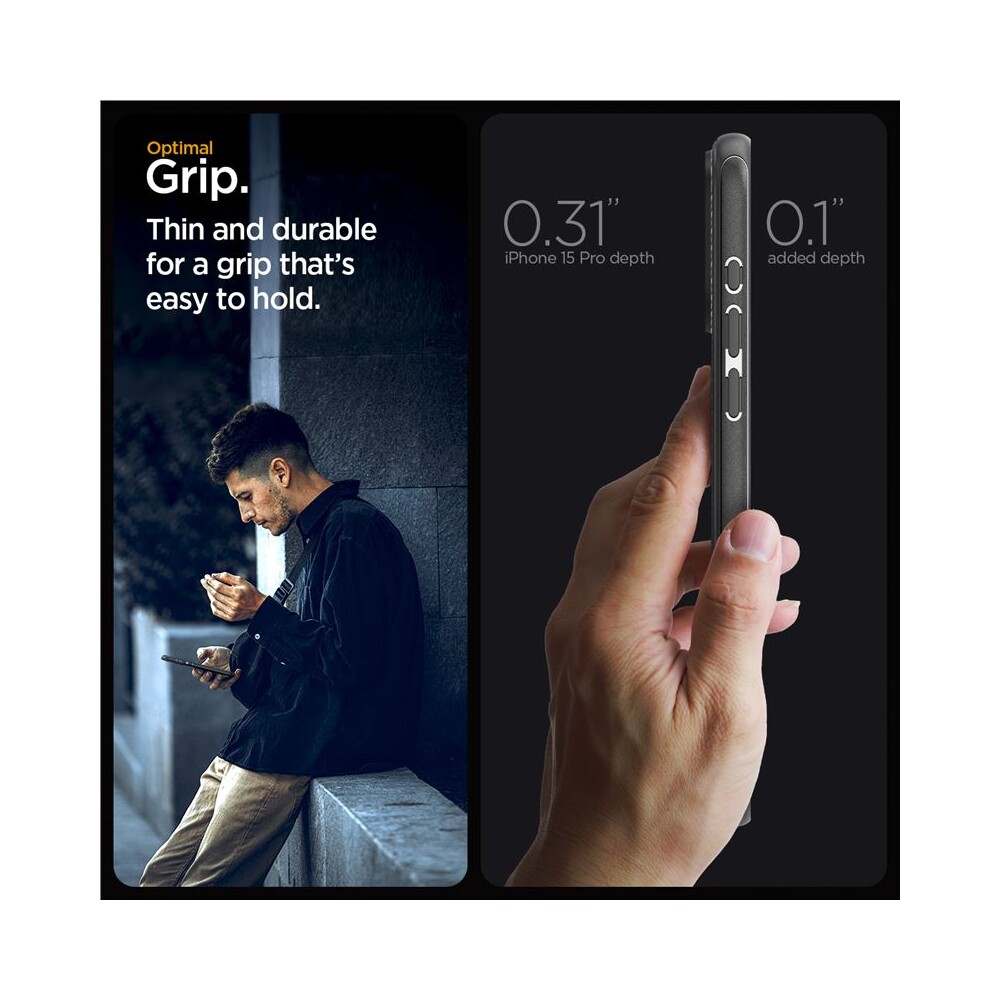 Spigen-Mag-Armor-MagFit-kryt-iPhone-15-Pro-matne-cerny