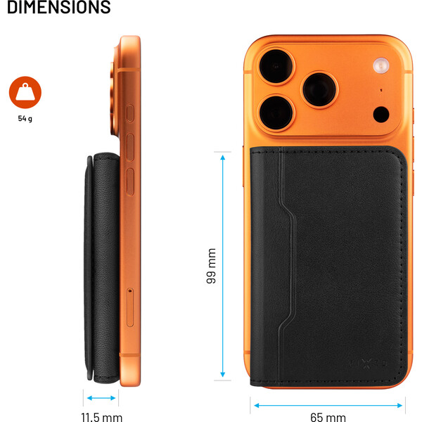 FIXED-MagWallet-Fold-MagSafe-penezenka-oranzova
