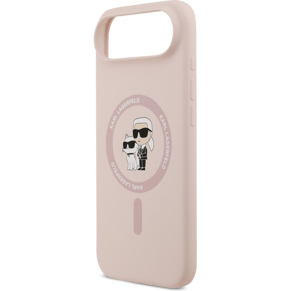 Karl-Lagerfeld-Liquid-Silicone-Karl-and-Choupette-MagSafe-kryt-iPhone-Air-ruzovy