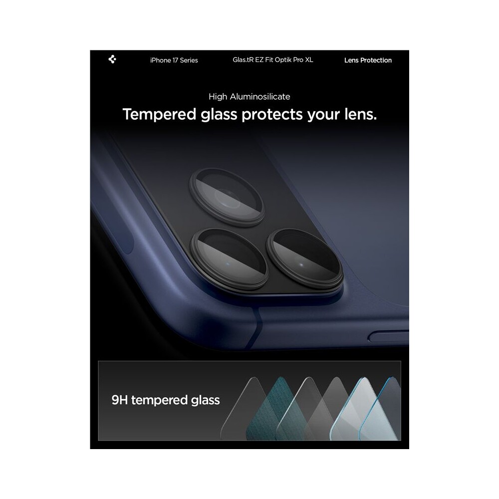 Spigen-Glass-tR-EZ-Fit-Optik-Pro-XL-sklo-na-fotoaparat-iPhone-17-Pro-cerne