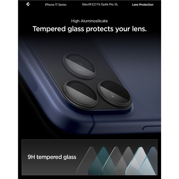 Spigen-Glass-tR-EZ-Fit-Optik-Pro-XL-sklo-na-fotoaparat-iPhone-17-Pro-cerne