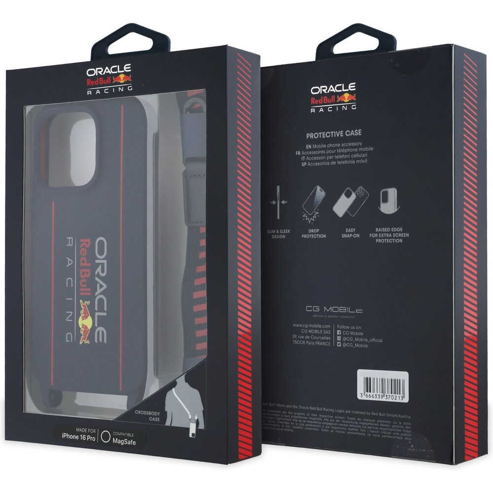 Oracle-Red-Bull-Racing-Silicone-Vertical-Logo-MagSafe-zadni-kryt-Crossbody-popruh-iPhone-16-Pro-mo