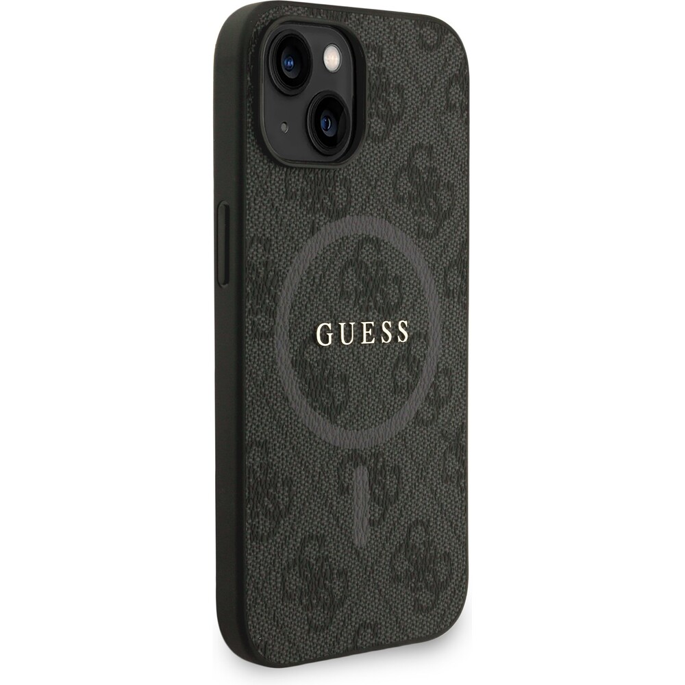 Guess-PU-Leather-4G-Colored-Ring-Strap-MagSafe-kryt-iPhone-13-cerny