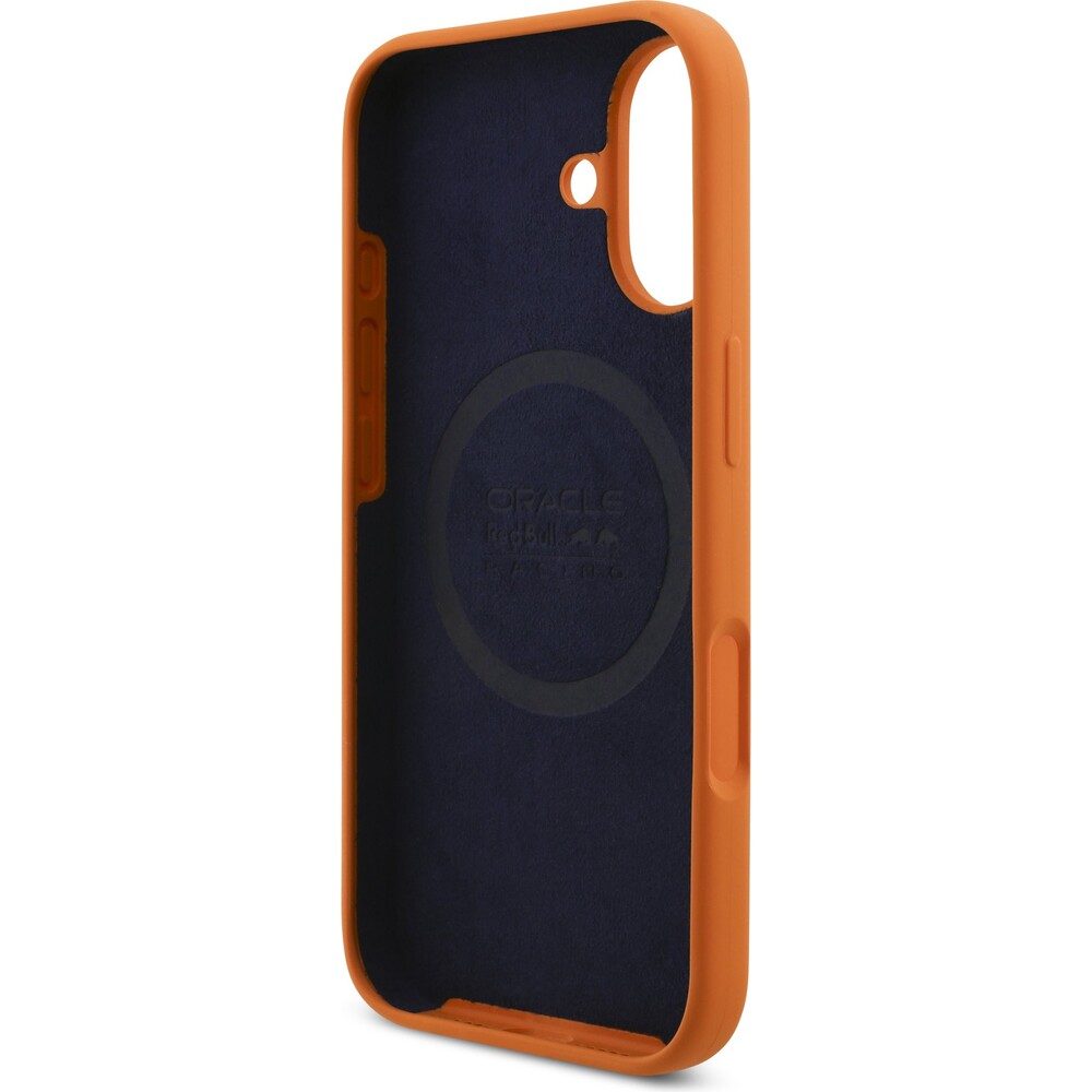 Oracle-Red-Bull-Racing-Silicone-Blue-Ring-MagSafe-kryt-iPhone-17-oranzovy