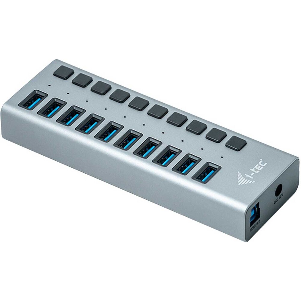 i-tec-USB-3-0-Charging-HUB-10-Port-Power-Adapter-48-W-stribr