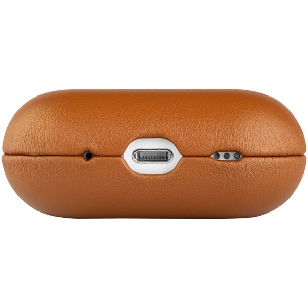 FIXED-PodsLeather-kozene-pouzdro-s-MagSafe-pro-Apple-AirPods-Pro-2-hnede