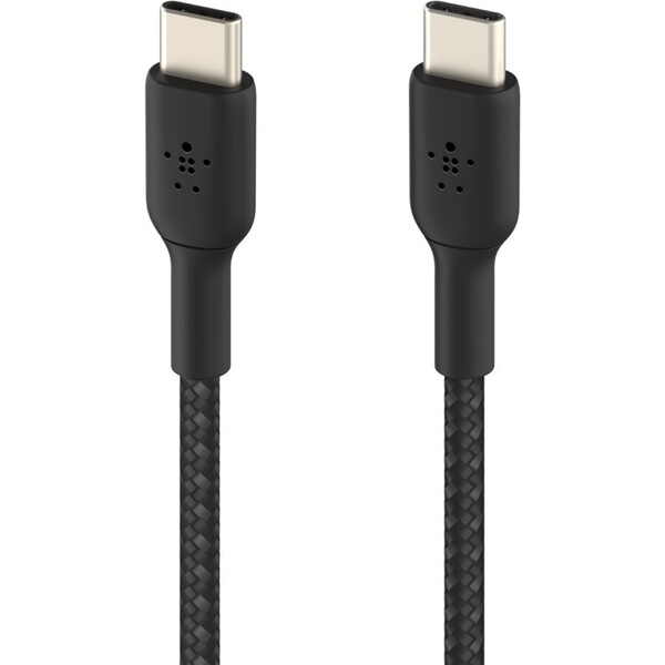 Belkin-BOOST-Charge-Braided-USB-C-USB-C-napajeci-kabel-60W-1m-cerny