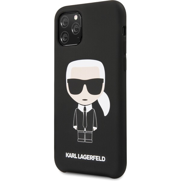 Karl-Lagerfeld-Iconic-silikonovy-kryt-iPhone-11-Pro-cerny