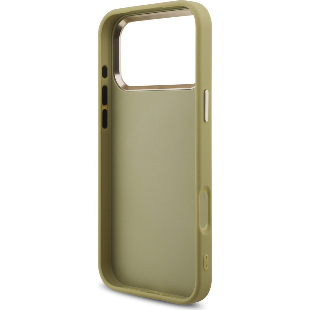 Guess-PU-Fixed-Glitter-4G-Metal-Frame-kryt-iPhone-17-Pro-Max-zlaty
