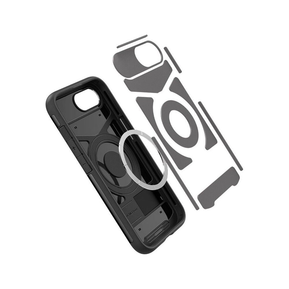 Spigen-Slim-Armor-MagSafe-kryt-iPhone-17e-16e-cerny