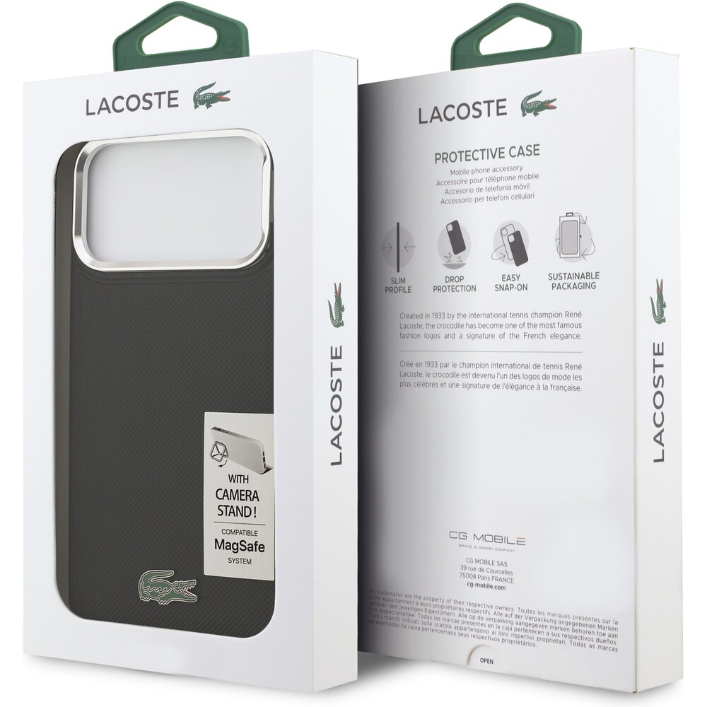 Lacoste-Iconic-Petit-Pique-Camera-Stand-MagSafe-kryt-iPhone-17-Pro-Max-cerny