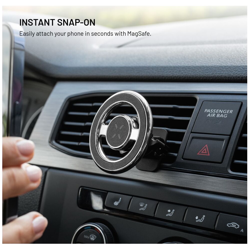 FIXED-MagMount-Vent-MagSafe-drzak-do-ventilace-stribrny