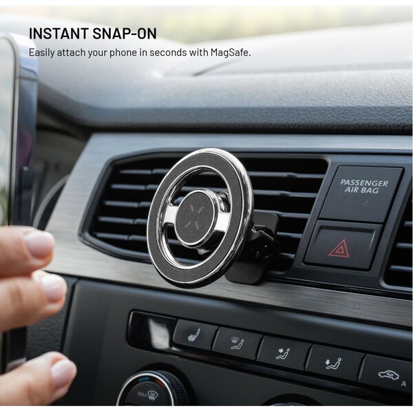 FIXED-MagMount-Vent-MagSafe-drzak-do-ventilace-stribrny