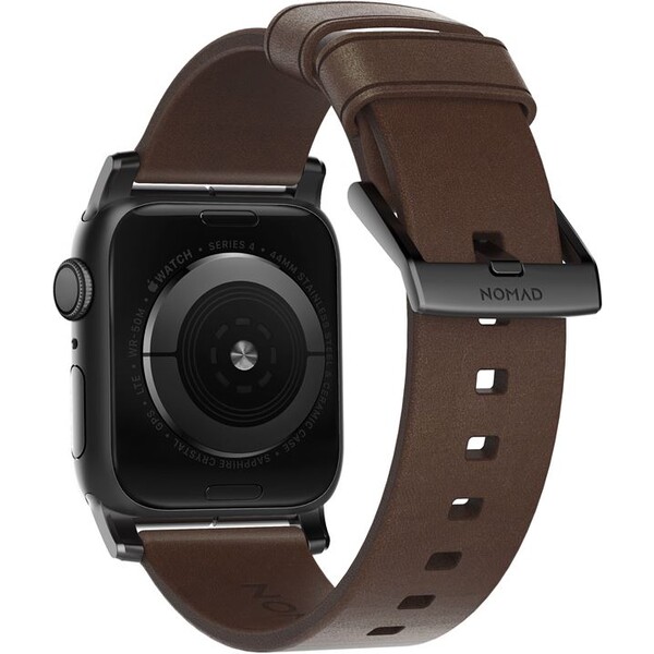 Nomad-Modern-kozeny-reminek-Apple-Watch-49-45-44-42-mm-hneda-cerna