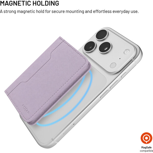 FIXED-MagWallet-Fold-MagSafe-penezenka-svetle-fialova