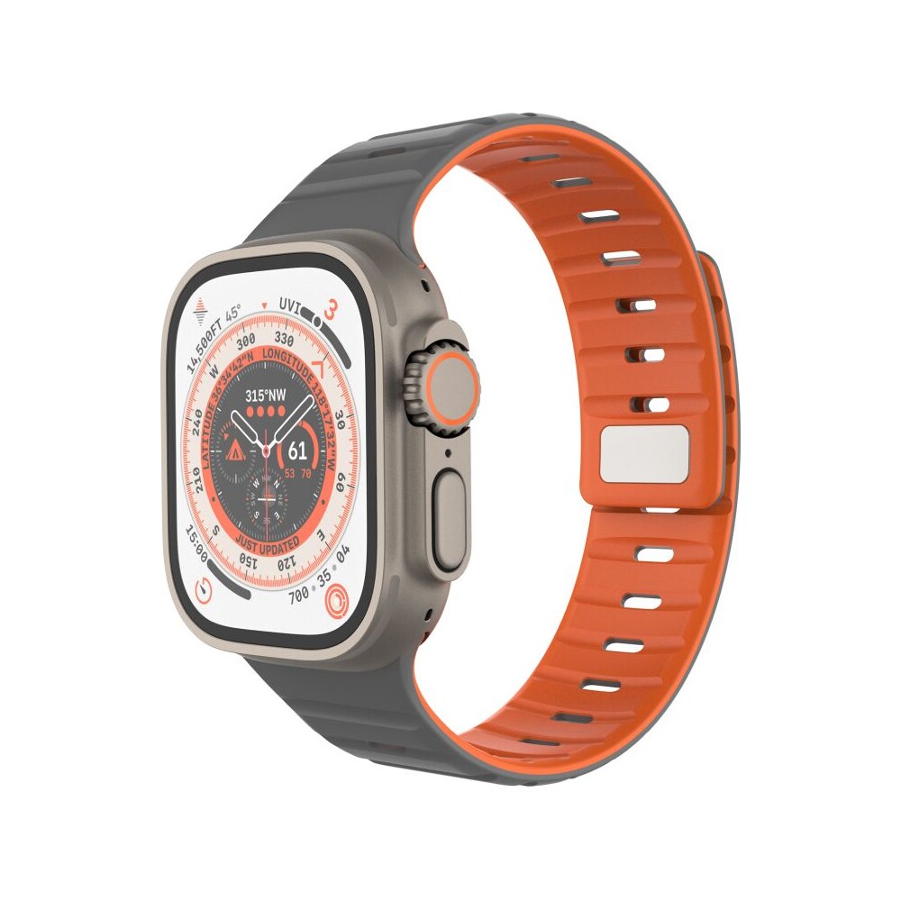 FIXED-Silicone-Magnetic-Strap-reminek-Apple-Watch-44-45-46-49mm-svetle-sedy