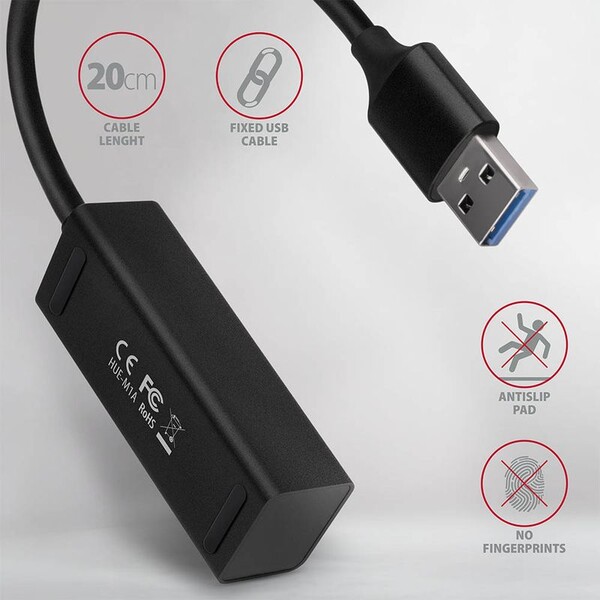 AXAGON-HUEM1A-4x-USB-3-2-Gen-1-MINI-hub-kovovy-kabel-USBA-20cm