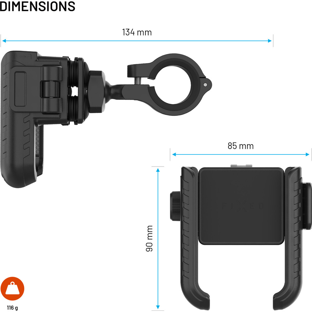 FIXED-Bikee-Anti-Shock-univerzalni-drzak-na-motorku-a-kolo-cerny