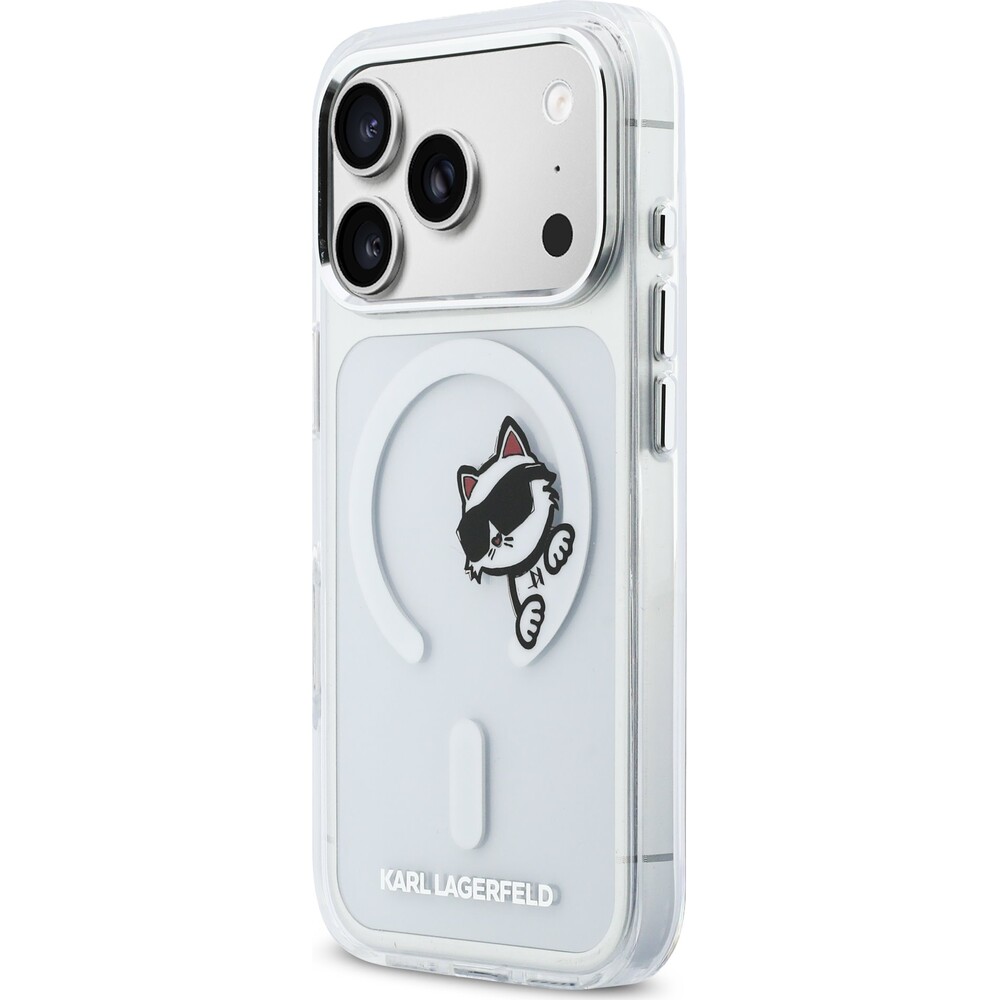 Karl-Lagerfeld-IML-Choupette-Peekaboo-MagSafe-kryt-iPhone-17-Pro-ciry
