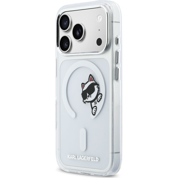 Karl-Lagerfeld-IML-Choupette-Peekaboo-MagSafe-kryt-iPhone-17-Pro-ciry