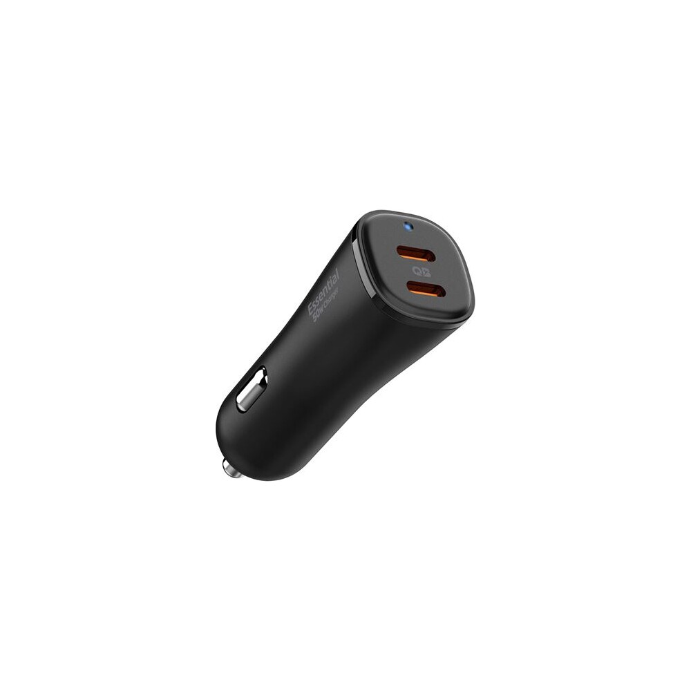Spigen-Essential-50W-nabijecka-do-auta-cerna