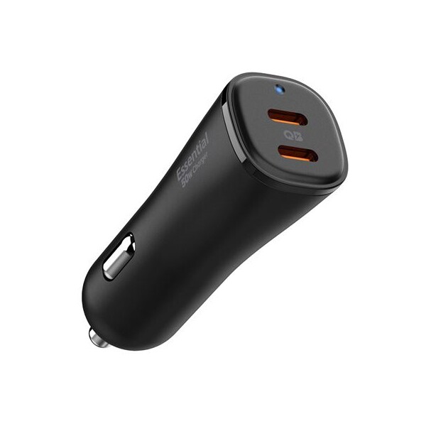Spigen-Essential-50W-nabijecka-do-auta-cerna
