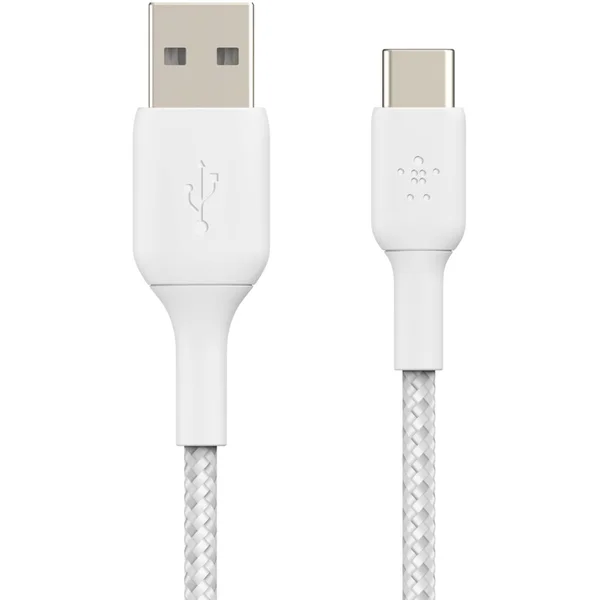 Belkin BOOST Charge Braided USB-C/USB-A odolný kabel, 1m, bílý - Kabely - Obrázek 29C9400301