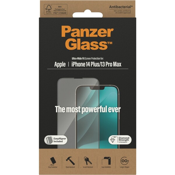 PanzerGlass-Ultra-Wide-Fit-sklo-iPhone-14-Plus-13-Pro-Max-s-instalacnim-rameckem