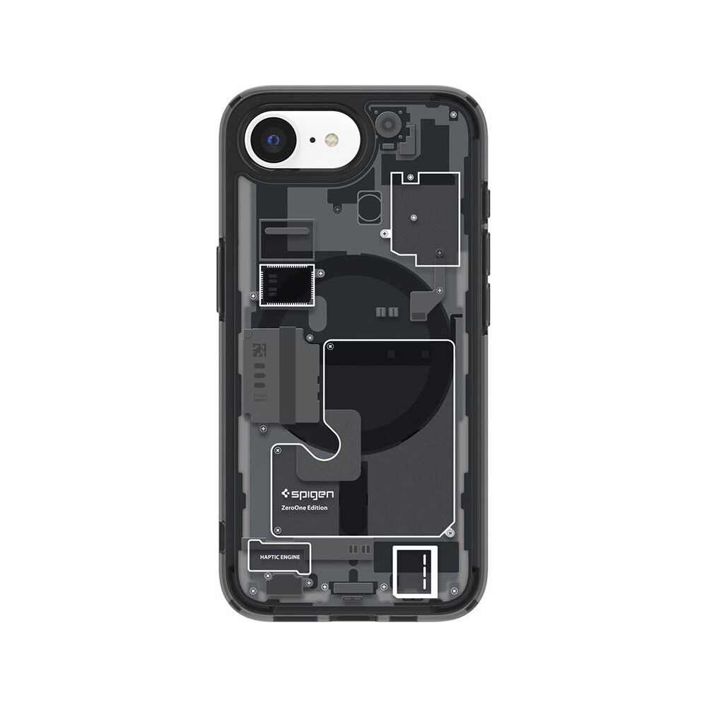Spigen-Ultra-Hybrid-MagSafe-kryt-iPhone-17e-16e-zero-one-black