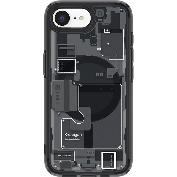 Spigen-Ultra-Hybrid-MagSafe-kryt-iPhone-17e-16e-zero-one-black