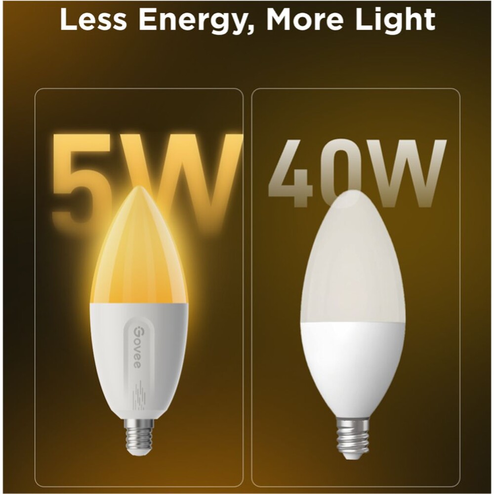 Govee-Smart-zarovka-RGBWW-5W-50W-400lm-E14-Long-Life-2ks-Matter
