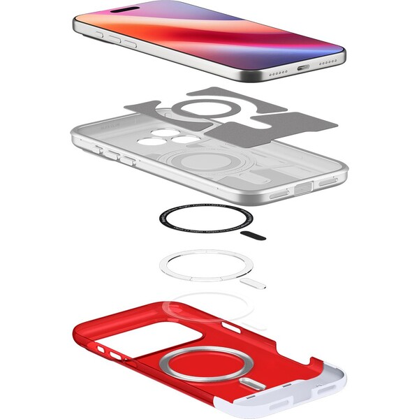 Spigen-Classic-C1-MagSafe-kryt-iPhone-17-Pro-ruby