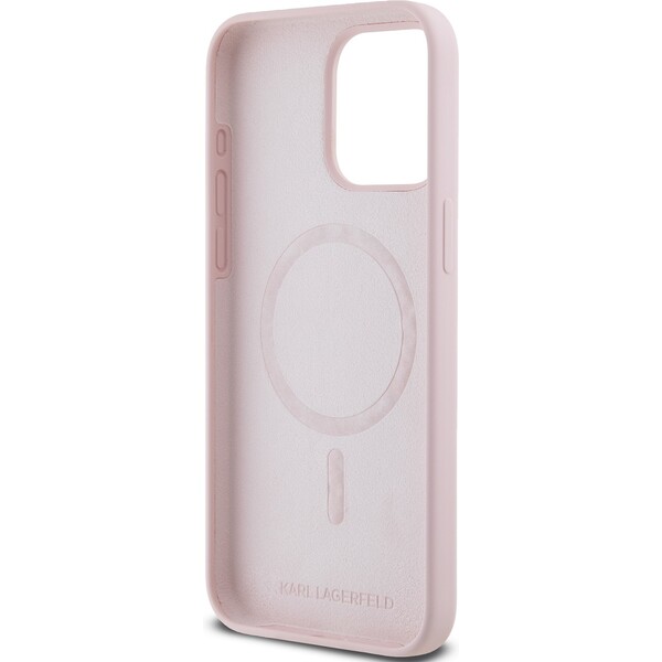 Karl-Lagerfeld-Liquid-Silicone-Karl-and-Choupette-Magsafe-zadni-kryt-iPhone-15-Pro-ruzovy