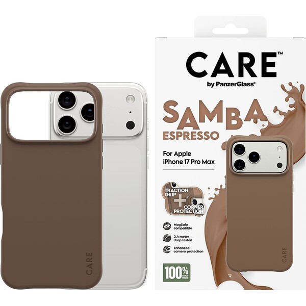 PanzerGlass-CARE-Samba-kryt-s-MagSafe-Apple-iPhone-17-Pro-Max-Espresso