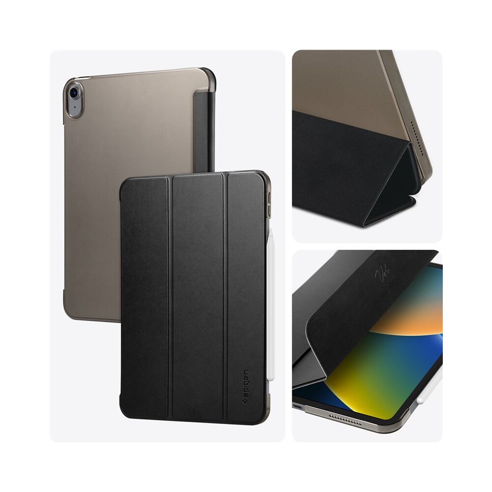Spigen-Smart-Fold-ochranne-pouzdro-iPad-10-9-2022-iPad-11-2025-cerne