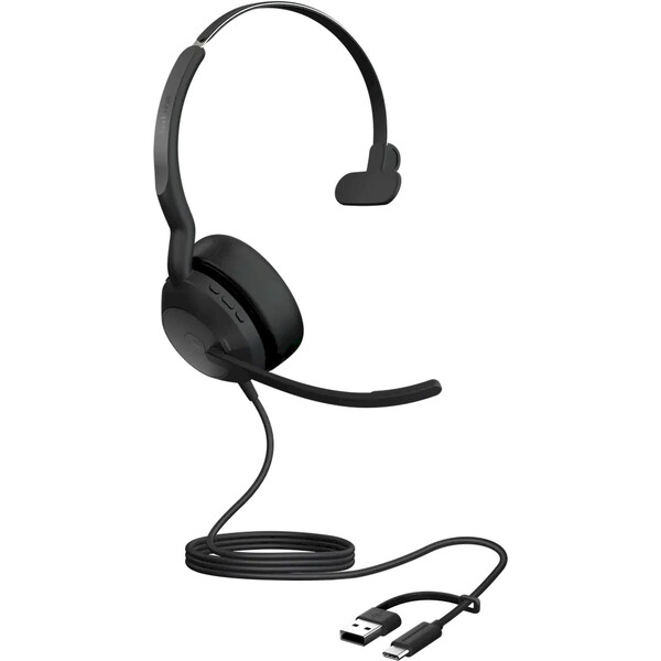 Jabra-Evolve2-50-USB-C-A-MS-Mono-sluchatka-cerna
