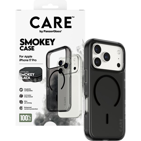 PanzerGlass-CARE-Smokey-kryt-s-MagSafe-Apple-iPhone-17-Pro-kourovy-cerny