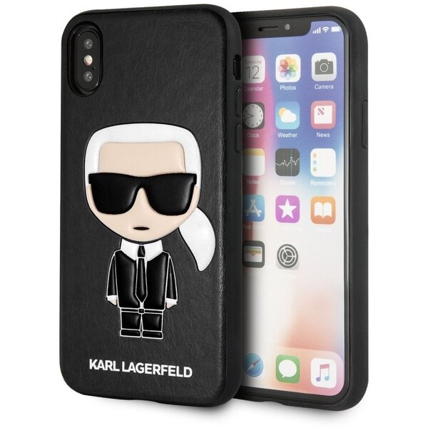 Karl-Lagerfeld-Ikonik-TPU-pouzdro-iPhone-XS-Max-cerne