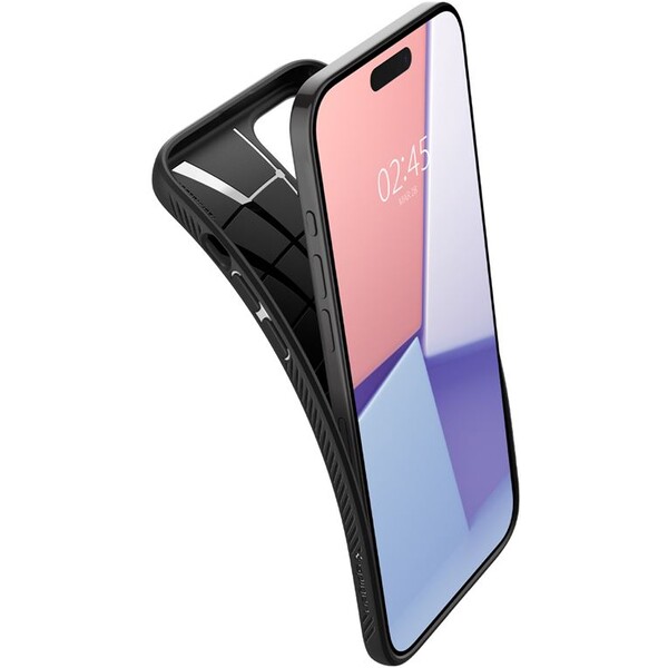 Spigen-Liquid-Air-kryt-iPhone-15-Pro-matne-cerny