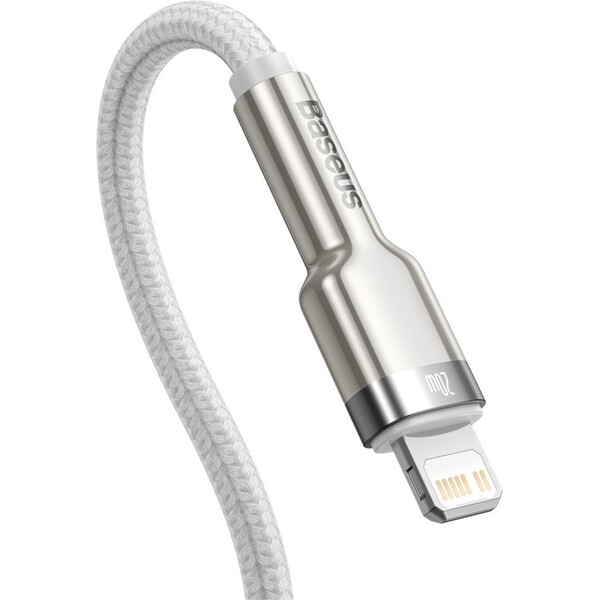 Baseus-Cafule-USB-C-Lightning-napajeci-kabel-20W-2m-bily