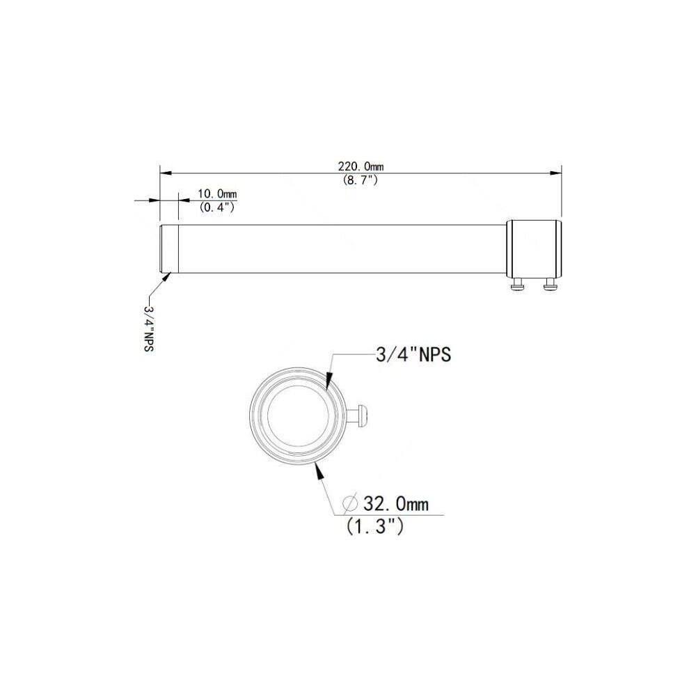 Uniview-TR-SE24-IN-prodlouzeni-stropniho-uchyceni