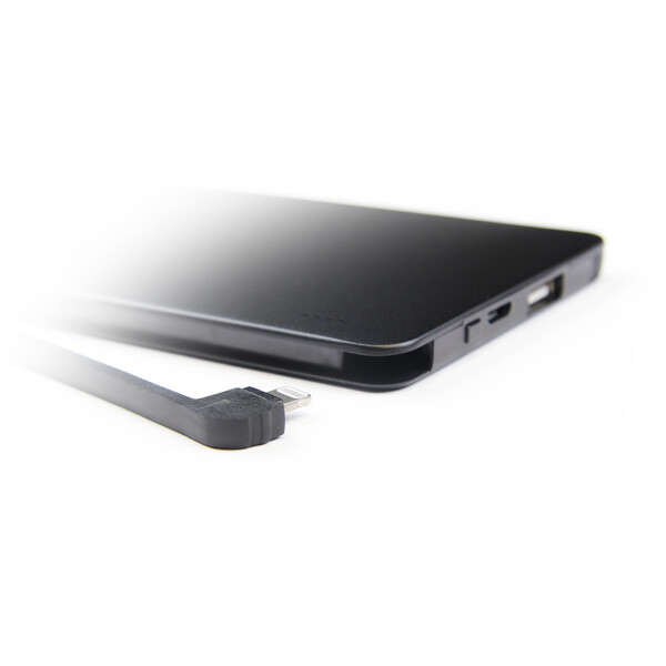 iWant-powerbanka-s-Lightning-a-microUSB-konektorem-5000-mAh-cerna