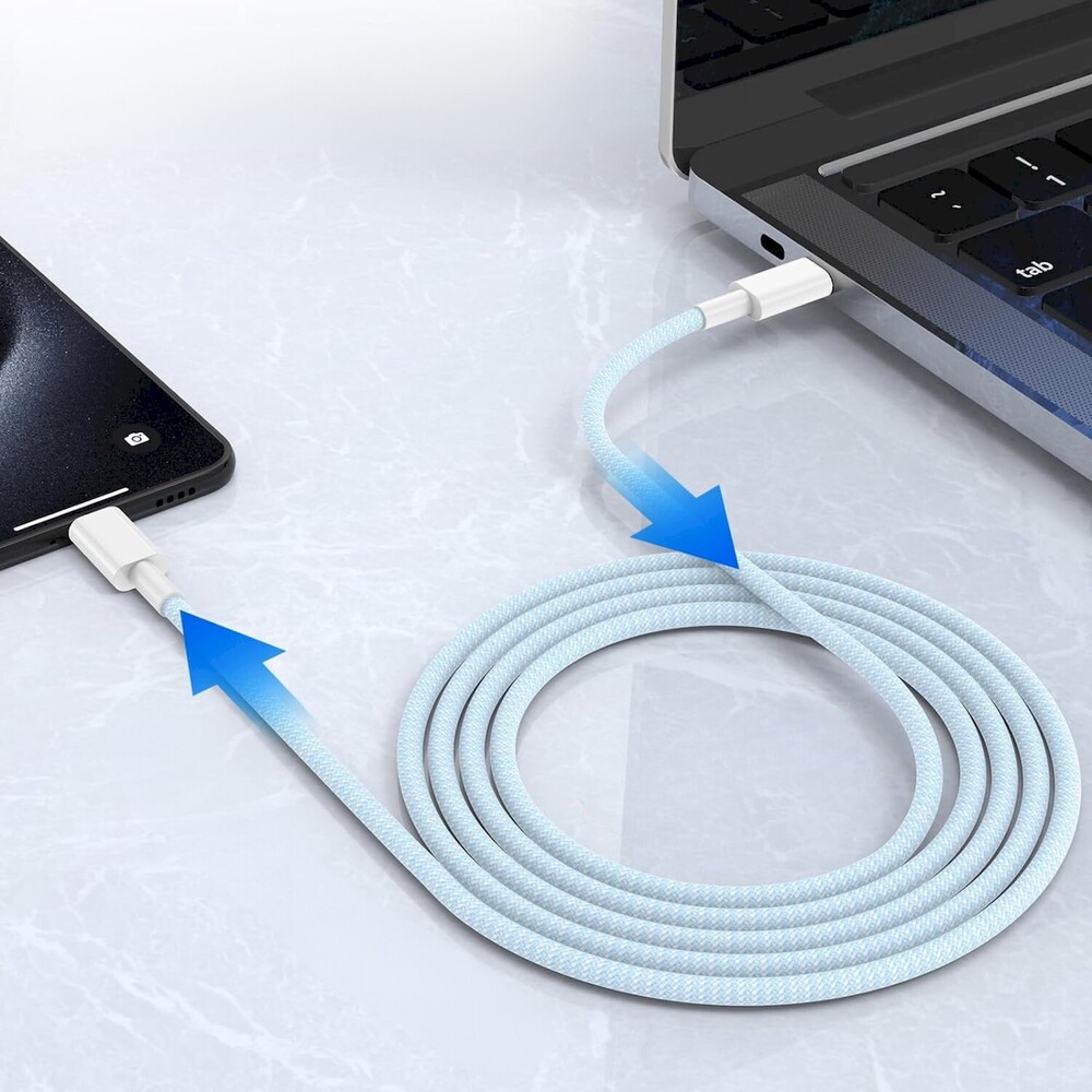 Cubenest-Braided-USB-C-USB-C-napajeci-kabel-60W-1m-barevne-4ks