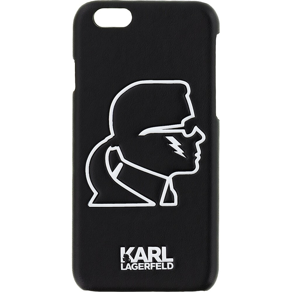 Karl-Lagerfeld-Hard-Case-Head-Punk-iPhone-6-6S-cerne