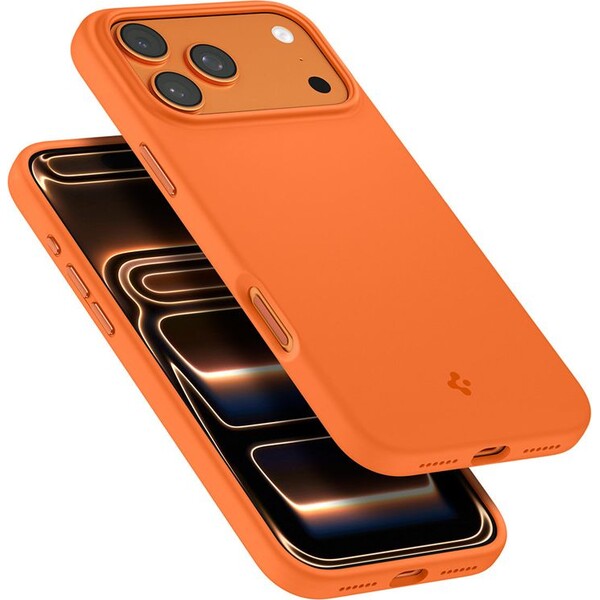 Spigen-Silicone-Fit-MagSafe-kryt-iPhone-17-Pro-cosmic-orange